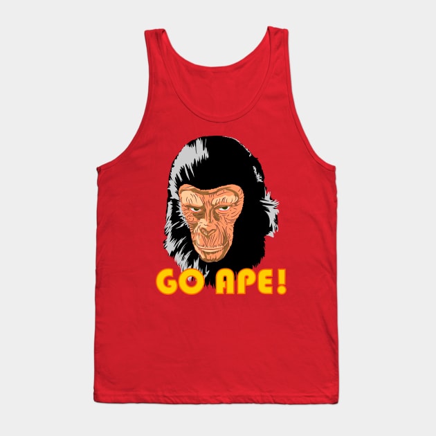 Planet of the Apes - Go Ape! Tank Top by Blade Runner Thoughts